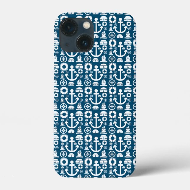 Navy sjöman Element havsmönster Case-Mate iPhone C (Baksida)