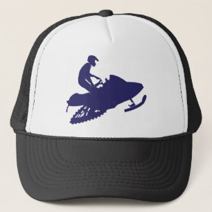 Navy-Snowmobiler Truckerkeps