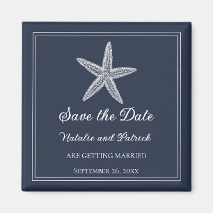 Navy Starfish Rädda Datum Magnet