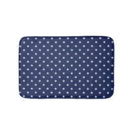 Navy Stars Bath Mat Badrumsmatta