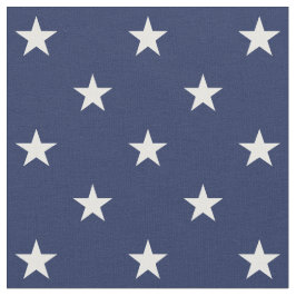Navy Stars Fabric Tyg