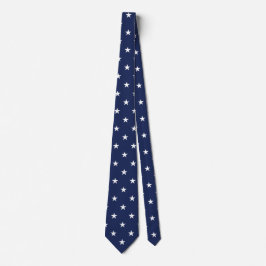 Navy Stars Tie Slips