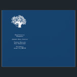 Navy Tree of Life Bar Mitzvah-program<br><div class="desc">.</div>