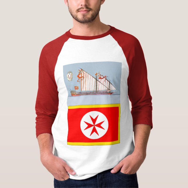 Navy Tuscany Medici T Shirt (Framsida)