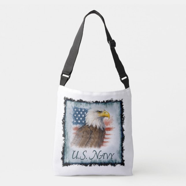 Navy USN Veteran Axelväska (Framsida)