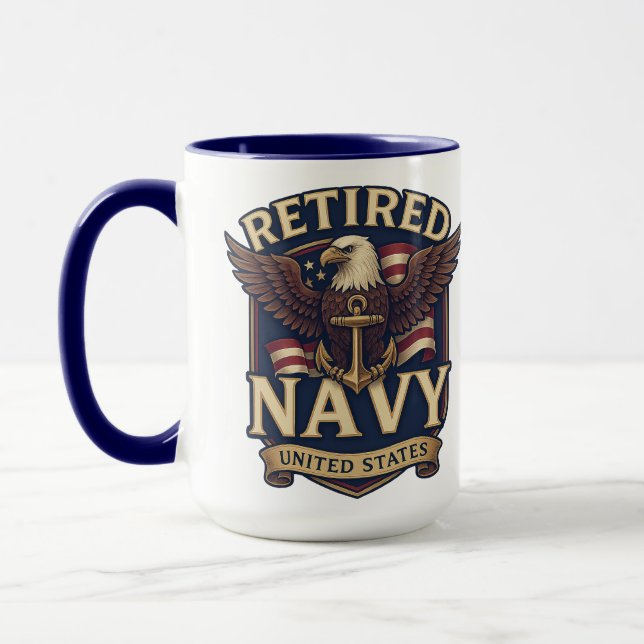 Navy USN Veteran Mugg (Vänster)