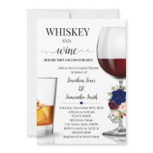 Navy whisky och vin innan jag gör bröllopsdusch