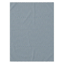 Navy Zig Zag Wave Mönster