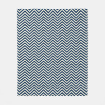 Navy Zig Zag Wave Mönster