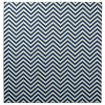 Navy Zig Zag Wave Mönster