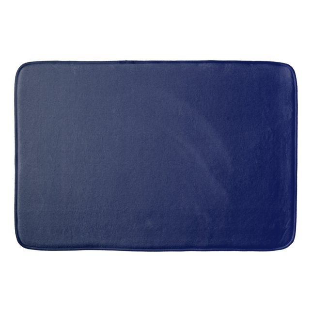 Navyblå Gradient Djupblå Badrumsmatta (Framsidan)