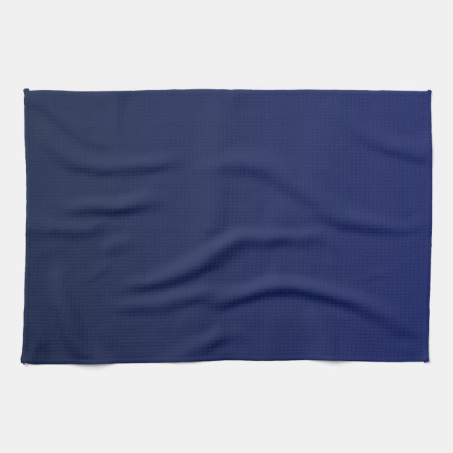 Navyblå Gradient Djupblå Kökshandduk (Horisontell)