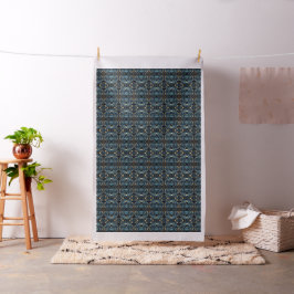 Navyblå och guld Modern Boho sömlös mönster Tyg