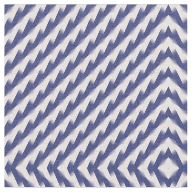 Navyblå och rosa diagonal färgblock Ombre Zig Tyg (Närbild)