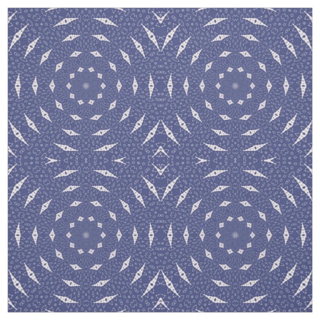 Navyblå och rosa mitokondrie mandala tyg (Provkarta)