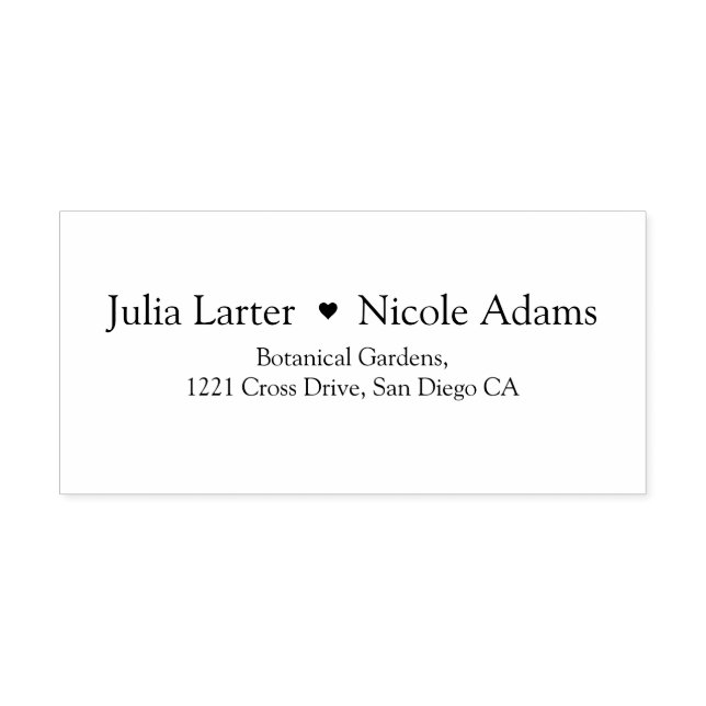 Navyblå Orange Vår Tulpan Blommor Bröllop Självfärgande Stämpel (Design)