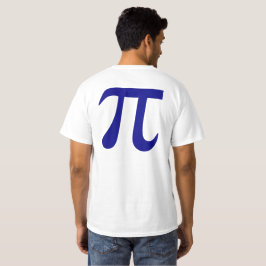 Navyblå Pi-symbol Tee Shirt
