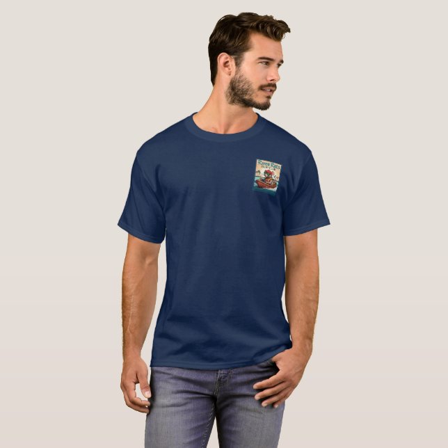 Navyblå T-shirt (Hel framsida)