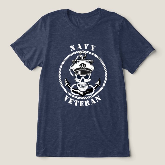 Navyveteran T Shirt (Design Framsida)
