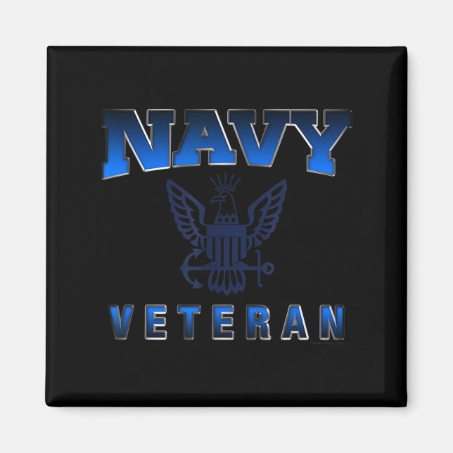 Navyveteran Usn Magnet (Framsidan)