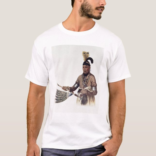 Naw-Kaw eller "trä", en Winnebagochef T-shirt (Framsida)