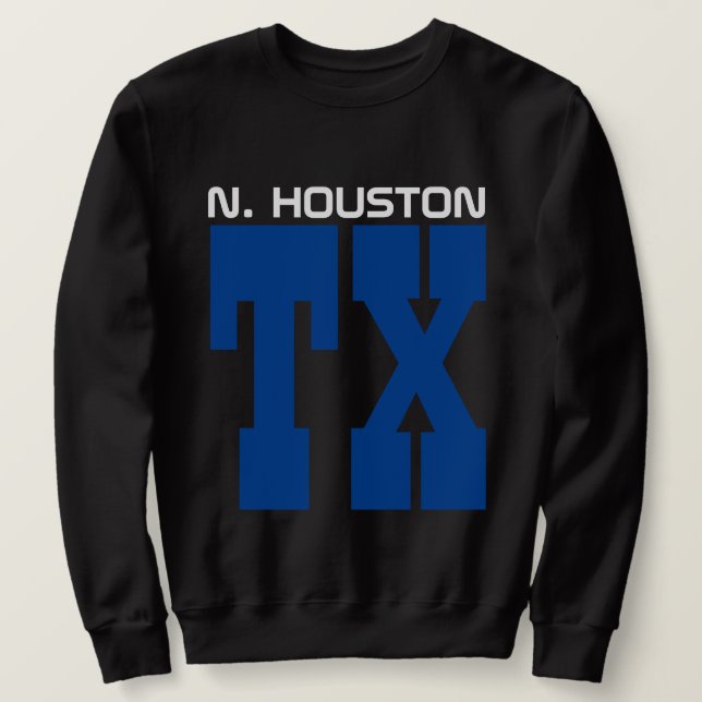 NawfSide Houston, Tx. Sötskjorta Lång Ärmad Tröja (Design framsida)