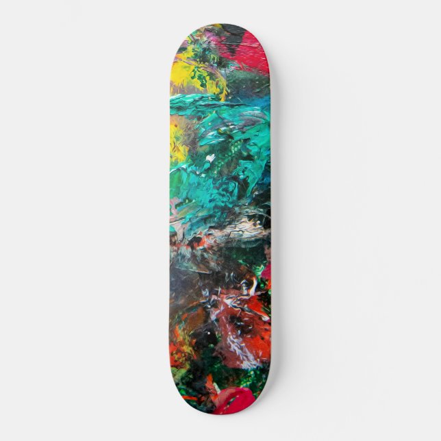 Nawlins 2 mini skateboard bräda 18,5 cm (Framsida)