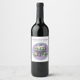 Nawlins vinetikett vinflaska etikett