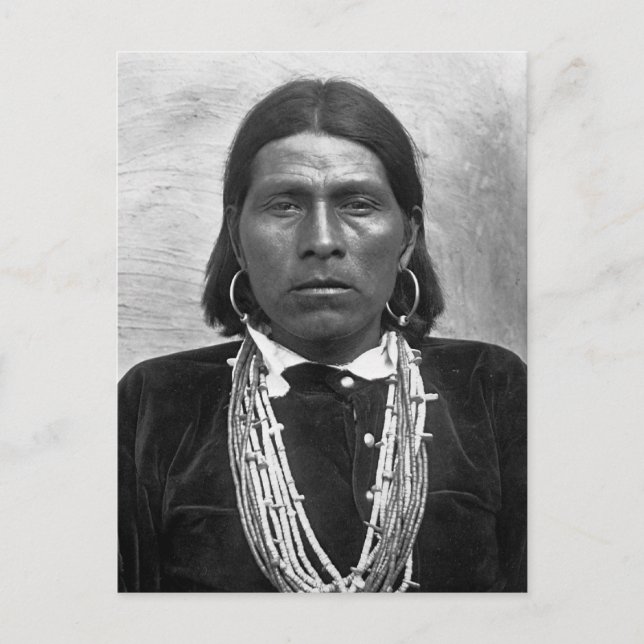 Nawquistewa - Hopi Indian Oraibi Photo 1901 Vykort (Framsida)