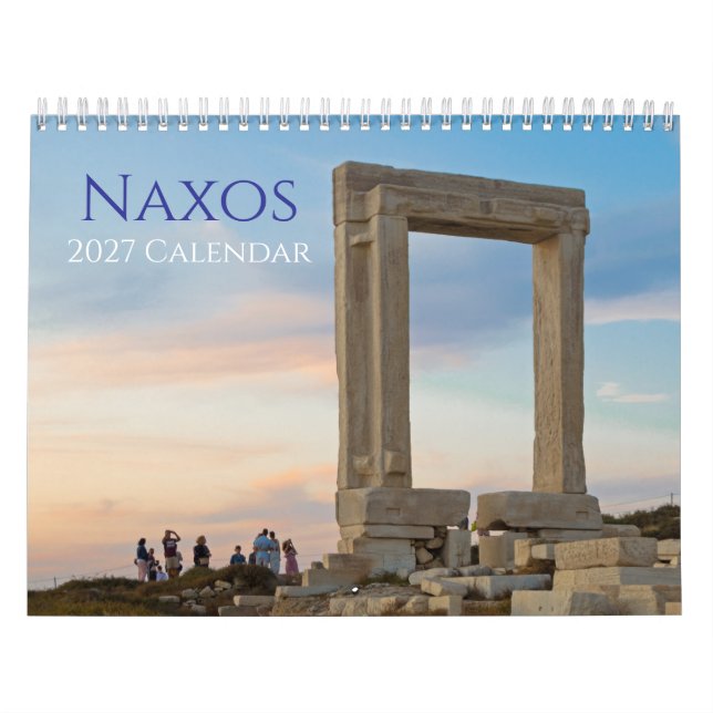 Naxos 2027 Grekisk Ökalender Kalender (Omslag)