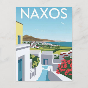 Naxos Greece Travel Vykort