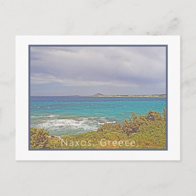 Naxos, Grekland/Beach Vykort (Framsida)