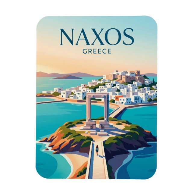Naxos Grekland Magnet (Vertikal)