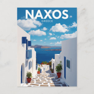 Naxos Portara Apollotemplet Vykort