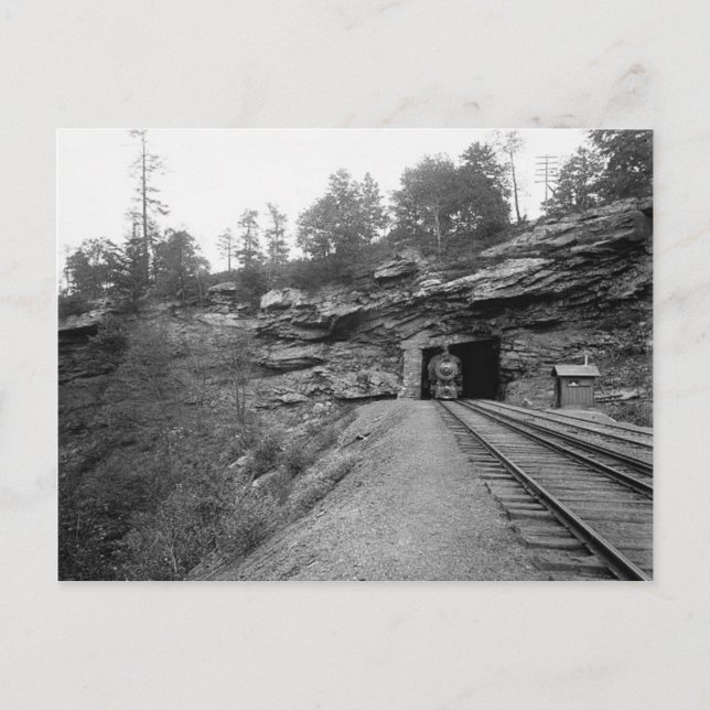 Nay Aug Tunnel Scranton Pa. vykort (Framsida)