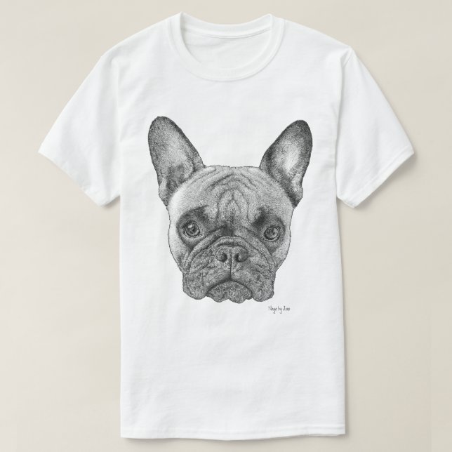 Naya The French Bulldog T Shirt (Design framsida)