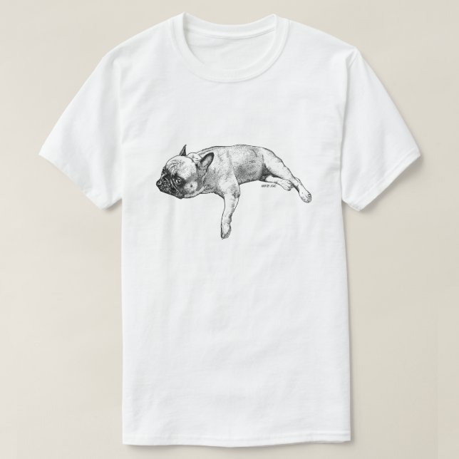 Naya The Frenchie by Joao T Shirt (Design framsida)