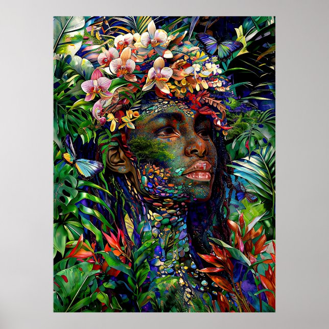 “Nayari” - Jungle Mirage - Women In Amazonia   Poster (Framsidan)