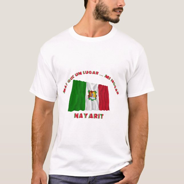 Nayarit - Más Que un Lugar… Mi Hogar T-shirt (Framsida)