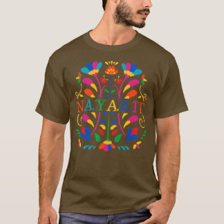 Nayarit Shirt Nayarit Flower Nayarit Otomi Mexico T