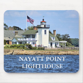 Nayatt Point Lighthouse, Rhode island Mousepad Musmatta