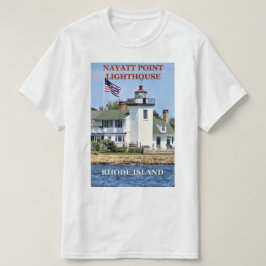 Nayatt Point Lighthouse, Rhode island T-Shirt