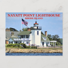 Nayatt Point Lighthouse, Rhode island vykort