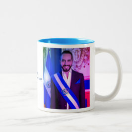 Nayib Bukele, El Salvador Två-Tonad Mugg