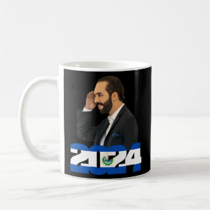 Nayib Bukele Presidente De El Salvador 2024 Kaffemugg