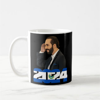 Nayib Bukele Presidente De El Salvador 2024 Kaffemugg