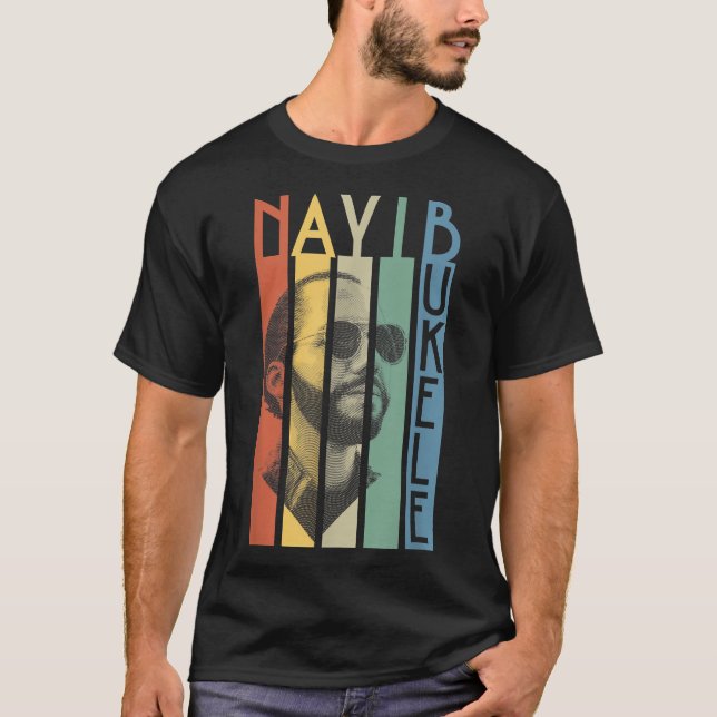 Nayib Bukele Presidente De El Salvador T-Shirt (Framsida)