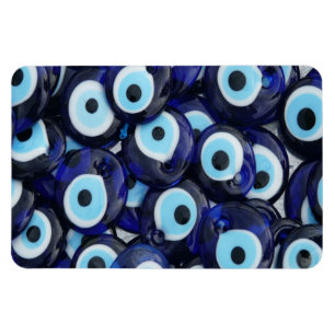 Nazar Amulets Evil Öga Stones Blue Mönster Magnet