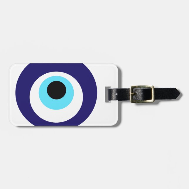 Nazar amulett bagagebricka (Horisontell Framsida)