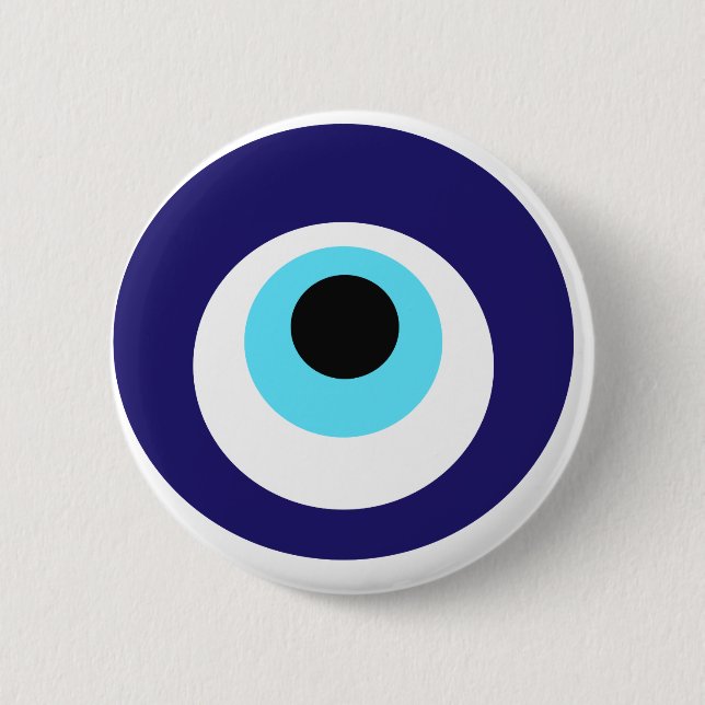 Nazar amulett (den nazar boncuğuen) knapp (Framsida)